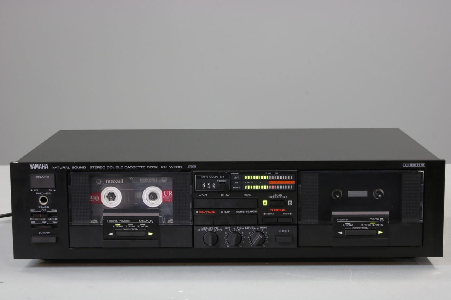 Yamaha KX-W500 Double Cassette Deck 1987